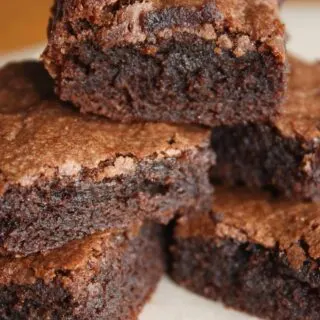 These chewy chocolate brownies are a decadent treat if you have been avoiding desserts due to a gluten intolerance.