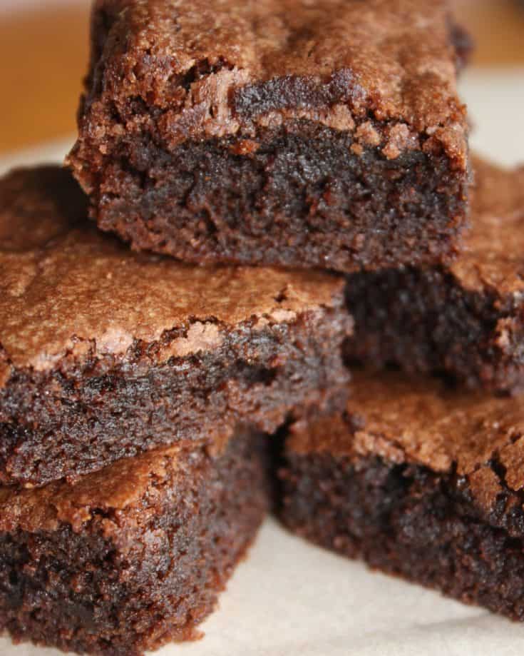 These chewy chocolate brownies are a decadent treat if you have been avoiding desserts due to a gluten intolerance.