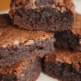 These chewy chocolate brownies are a decadent treat if you have been avoiding desserts due to a gluten intolerance.