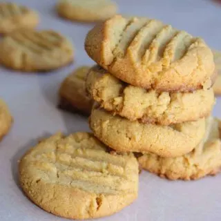 Peanut Butter Cookies are a classic that I really missed when I had to start eating gluten free. [spacer height=