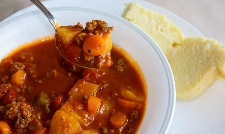 One pot meals are my favourite comfort food.  This Instant Pot Hamburger Stew is a meal for the family at any time of year.