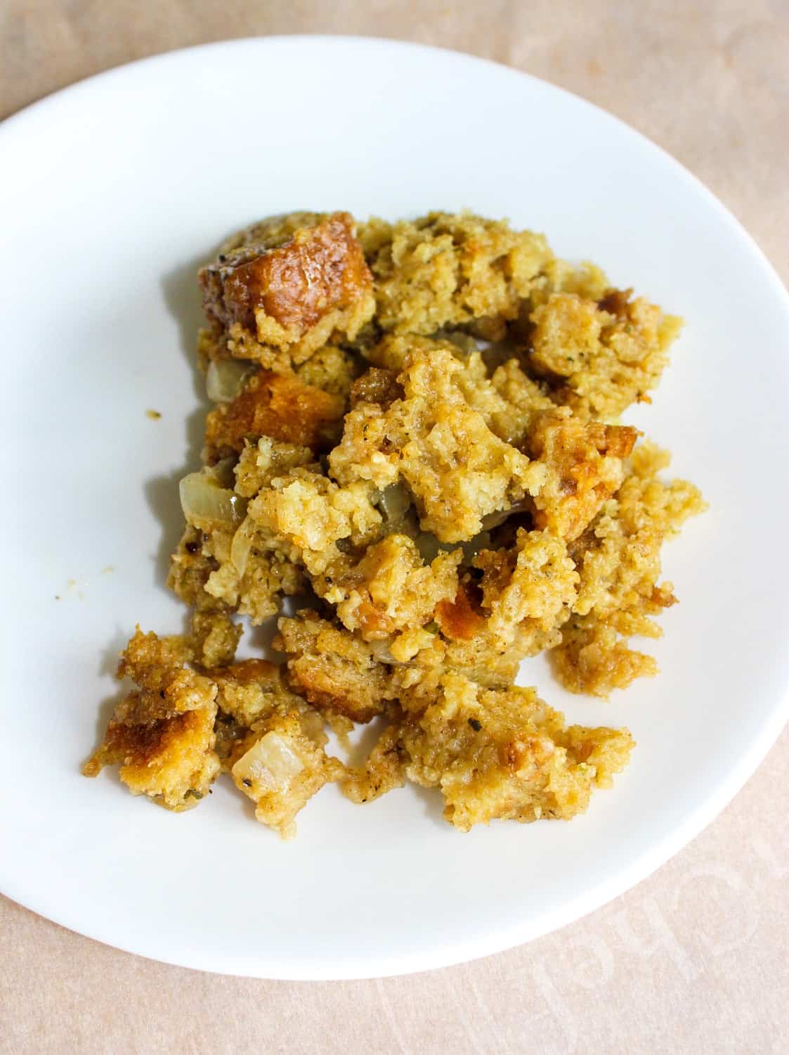 This Instant Pot stuffing is the perfect side dish for your holiday turkey or whenever you serve up chicken.