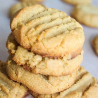 Peanut Butter Cookies are a classic that I really missed when I had to start eating gluten free. [spacer height=