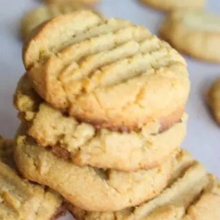 Peanut Butter Cookies are a classic that I really missed when I had to start eating gluten free. [spacer height=