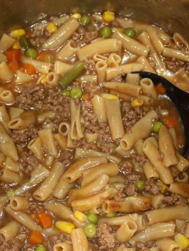 Instant Pot Ground Beef and Noodles Recipe Kiss Gluten Goodbye