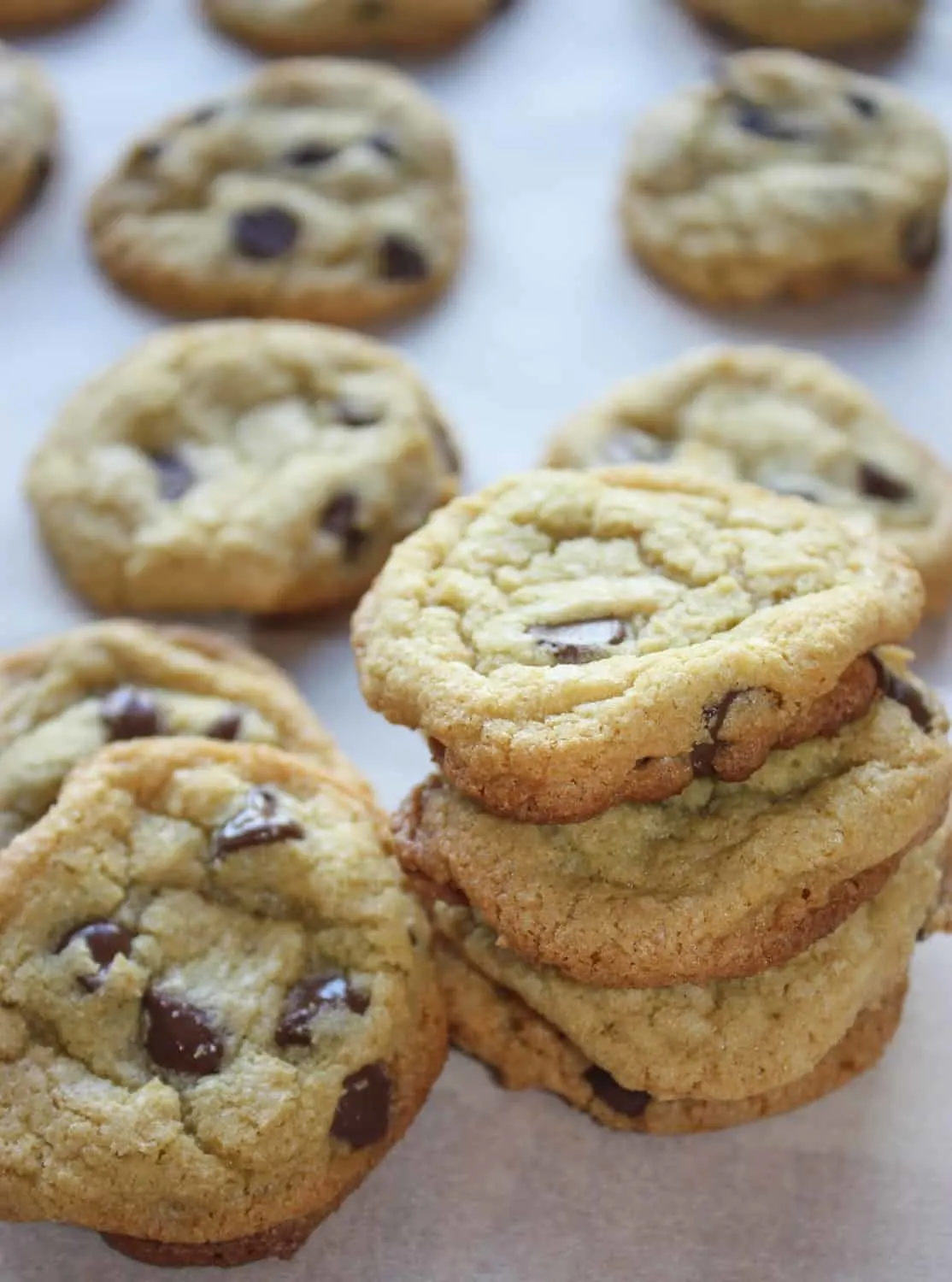 Chocolate Chip Cookies are probably a staple in most homes and just because I have to eat gluten free does not mean that I have to do without these tasty cookies.