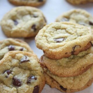 Chocolate Chip Cookies are probably a staple in most homes and just because I have to eat gluten free does not mean that I have to do without these tasty cookies.