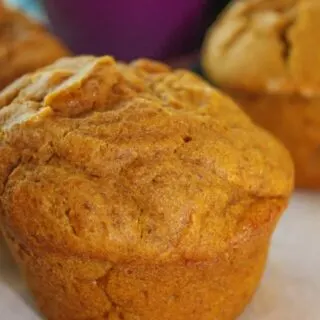These Pumpkin Spice Muffins are full of the flavours of fall.  They can be enjoyed any time during the day as the finishing touch to a meal or as a nice snack to accompany a hot cup of coffee or tea. 