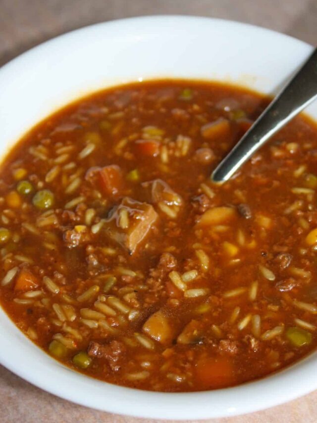 Instant Pot Ground Beef with Rice and Vegetables Recipe