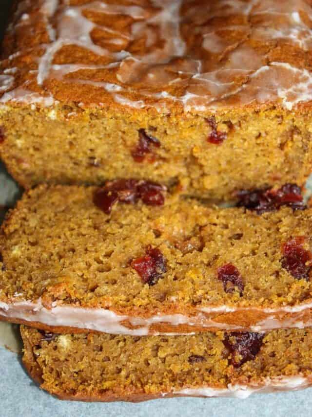 How To Make Gluten Free Pumpkin Cranberry Loaf