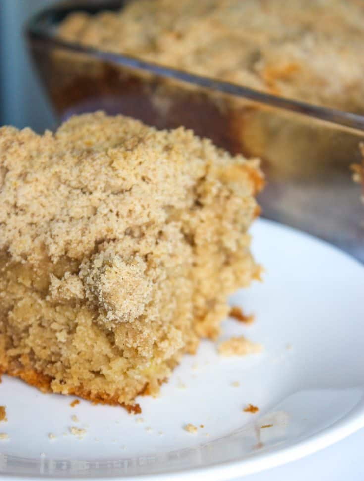 Apples, apples everywhere.  All the trees on the farm this year have a bumper crop.  Apple Streusel Coffee Cake is another tasty way to incorporate apples into your baking routine.