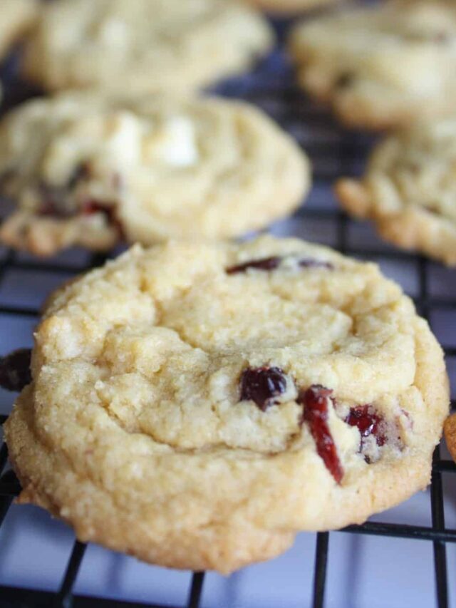 How to Make White Chocolate Cranberry Cookies – Gluten Free