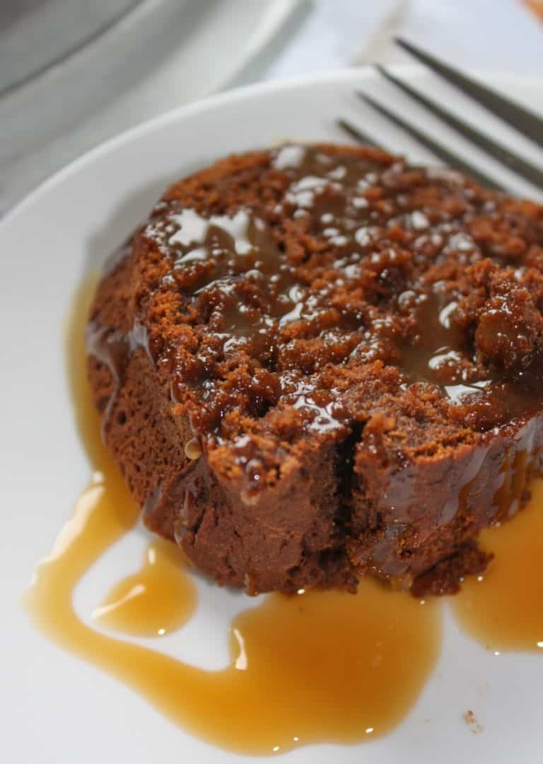 I am having a hard time moving on from all things pumpkin.  Chocolate Pumpkin Bundt Cake is a great alternative for people that are not pie fans.  This gluten free version is smothered in caramel sauce.
