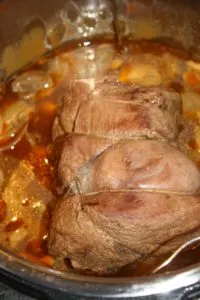 Thanks to the Instant Pot this Venison Rump Roast with all the fixings does not need to be reserved for Sunday dinner. Any day of the week you can enjoy this tender roast.