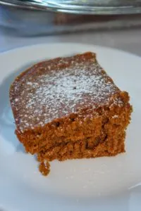 This gluten free Gingerbread Cake will be the beginning of a new tradition at holiday meals!  I was so impressed with this moist, richly flavoured cake.