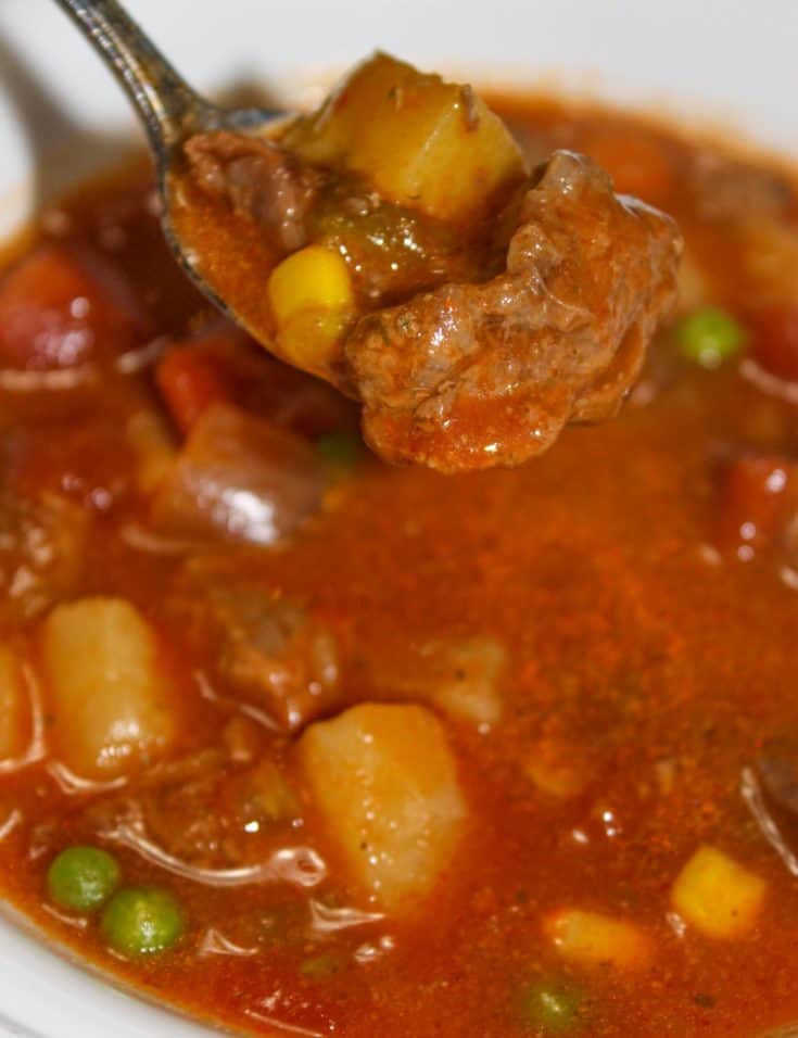 Beef stew is a winter staple in our home.  This Instant Pot version cooks up quickly and is full of goodness and flavour.  It really hits the spot on a cold day.