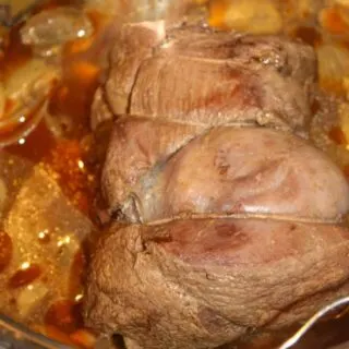 Thanks to the Instant Pot this Venison Rump Roast with all the fixings does not need to be reserved for Sunday dinner. Any day of the week you can enjoy this tender roast.