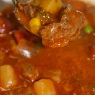 Beef stew is a winter staple in our home.  This Instant Pot version cooks up quickly and is full of goodness and flavour.  It really hits the spot on a cold day.