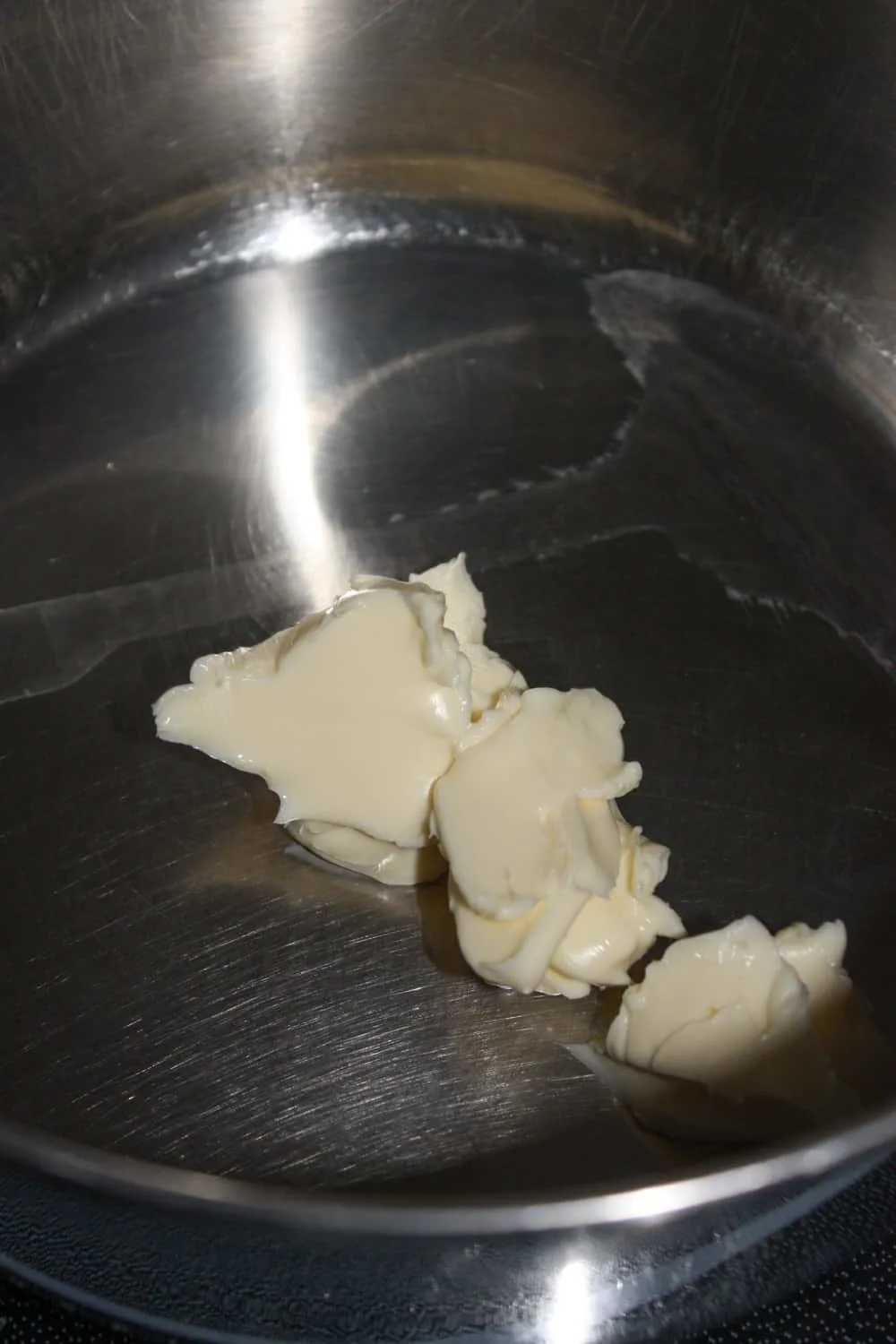 Melting the margarine.