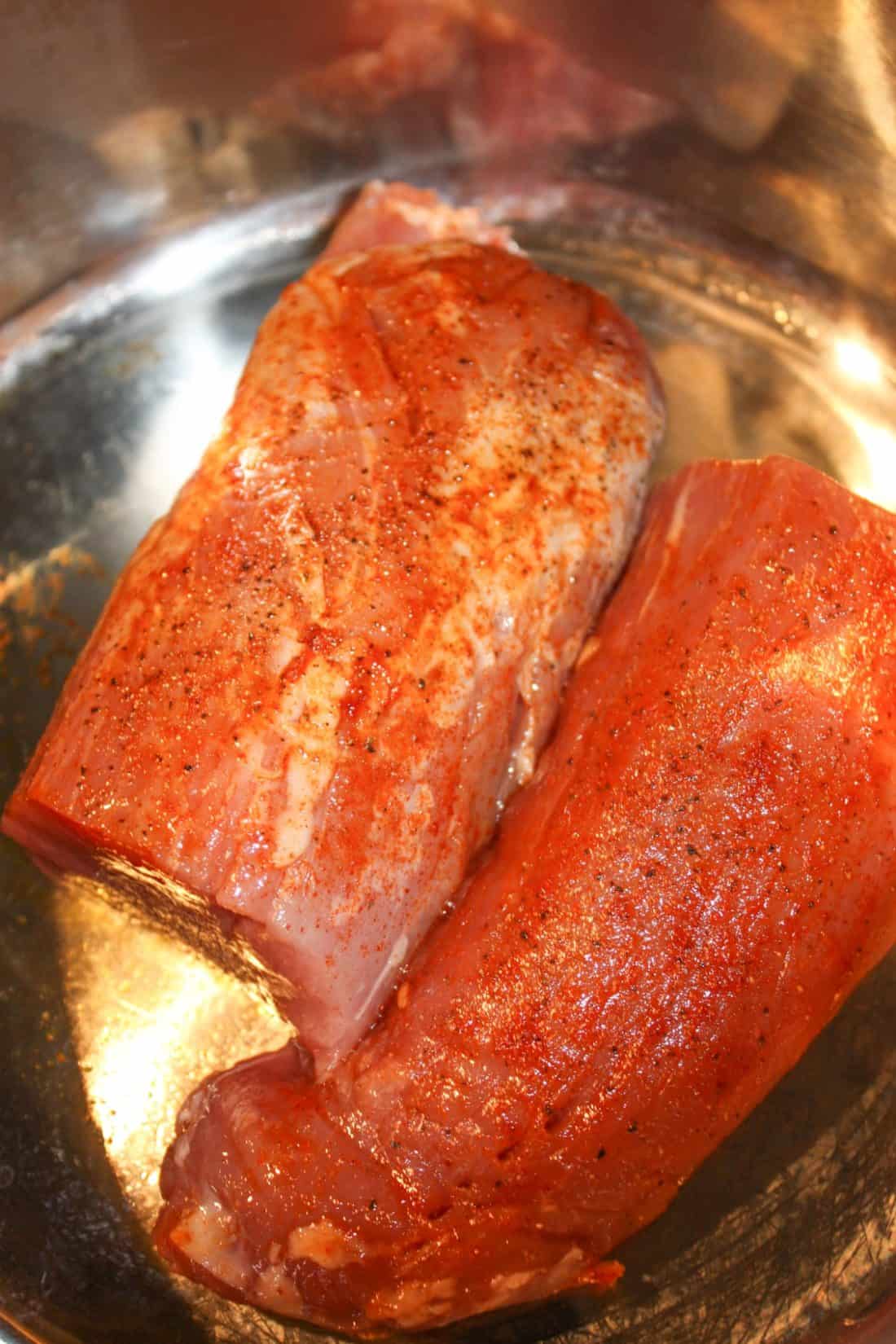 Instant Pot Pork Tenderloin and Rice Kiss Gluten Goodbye