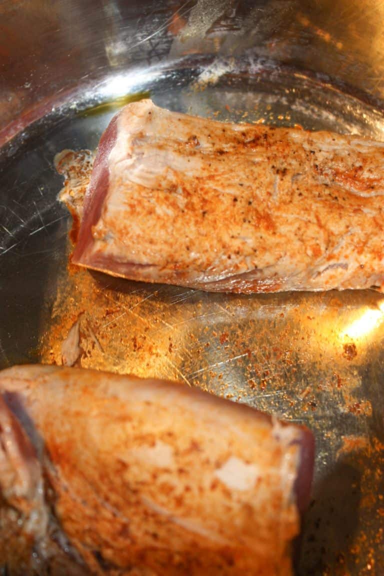 Instant Pot Pork Tenderloin and Rice Kiss Gluten Goodbye