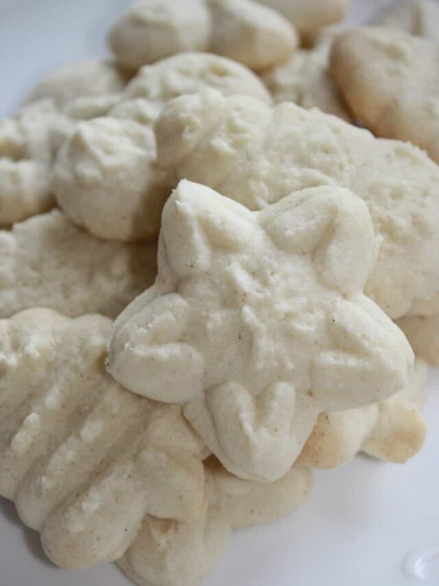 How to Make Gluten Free Whipped Shortbread Cookies