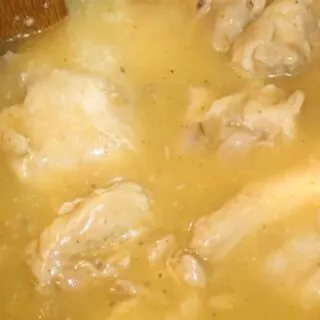 Instant Pot Lemon Chicken is a great way to prepare chicken thighs.  The tastiest part of this quick and easy recipe is the tangy lemon sauce that is poured over the chicken after it is cooked.