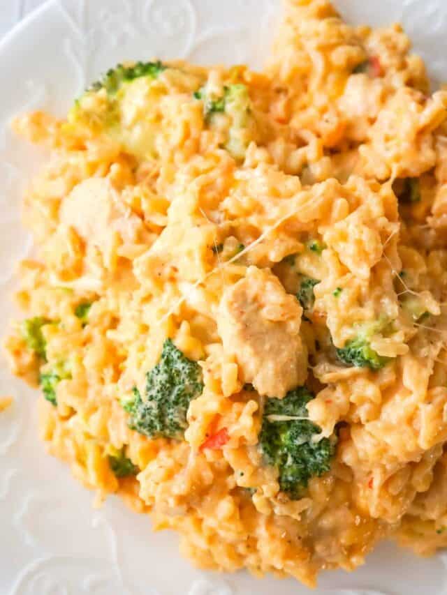 Instant Pot Cheesy Broccoli Chicken and Rice