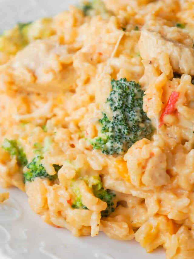 Easy Instant Pot Cheesy Broccoli Chicken and Rice