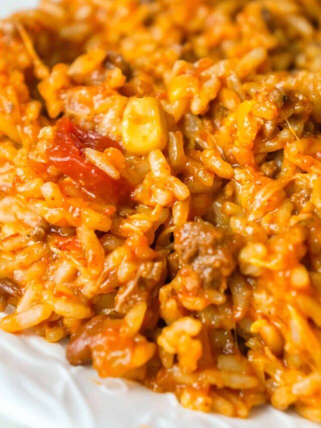 Instant Pot Cheesy Taco Ground Beef and Rice