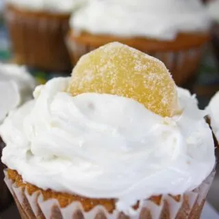 Now that Christmas Holidays are over Maple Ginger Cupcakes provide a delicious dessert option.  They are moist cupcakes loaded with maple syrup and a hint of ginger.  