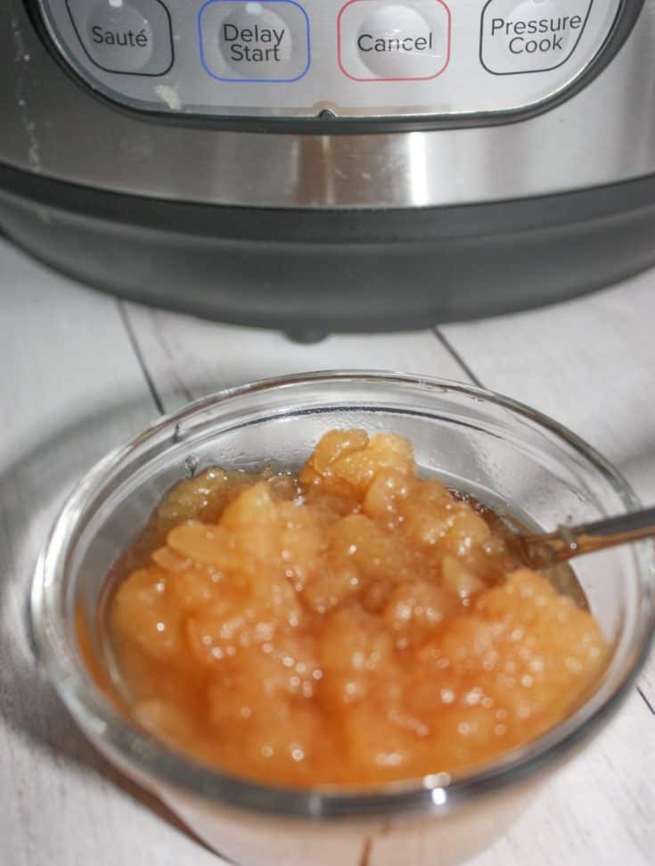 Instant Pot Chunky Apple Sauce Kiss Gluten Goodbye