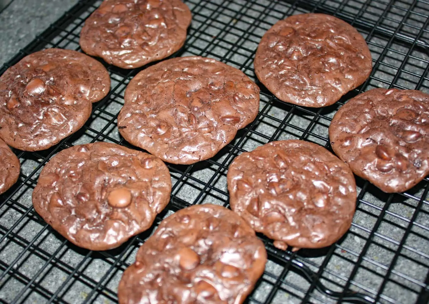For all of us that need to avoid gluten, Flourless Chocolate Cookies are a decadent treat, with their triple hit of chocolate, chewy goodness.  