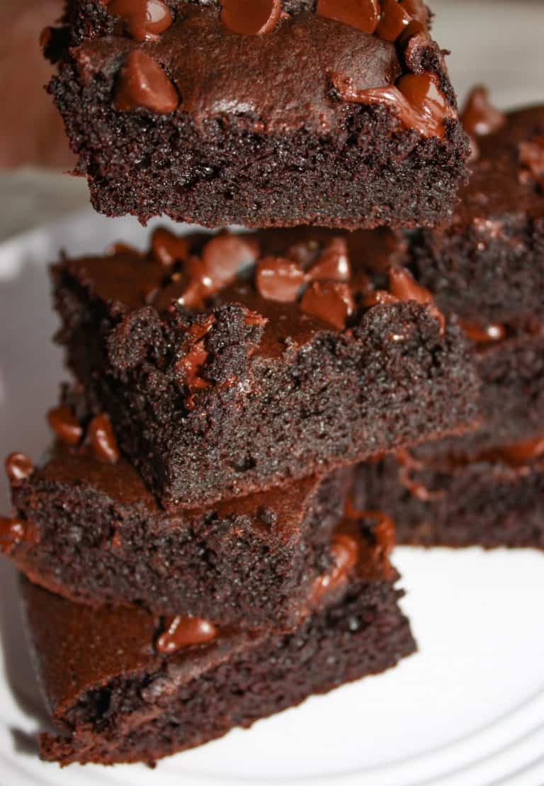 You will be pleasantly surpised by the deliciousness of these Flourless Brownies.  The secret ingredient is sweet potato making these gluten free brownies a tasty option for anyone avoiding grains.
