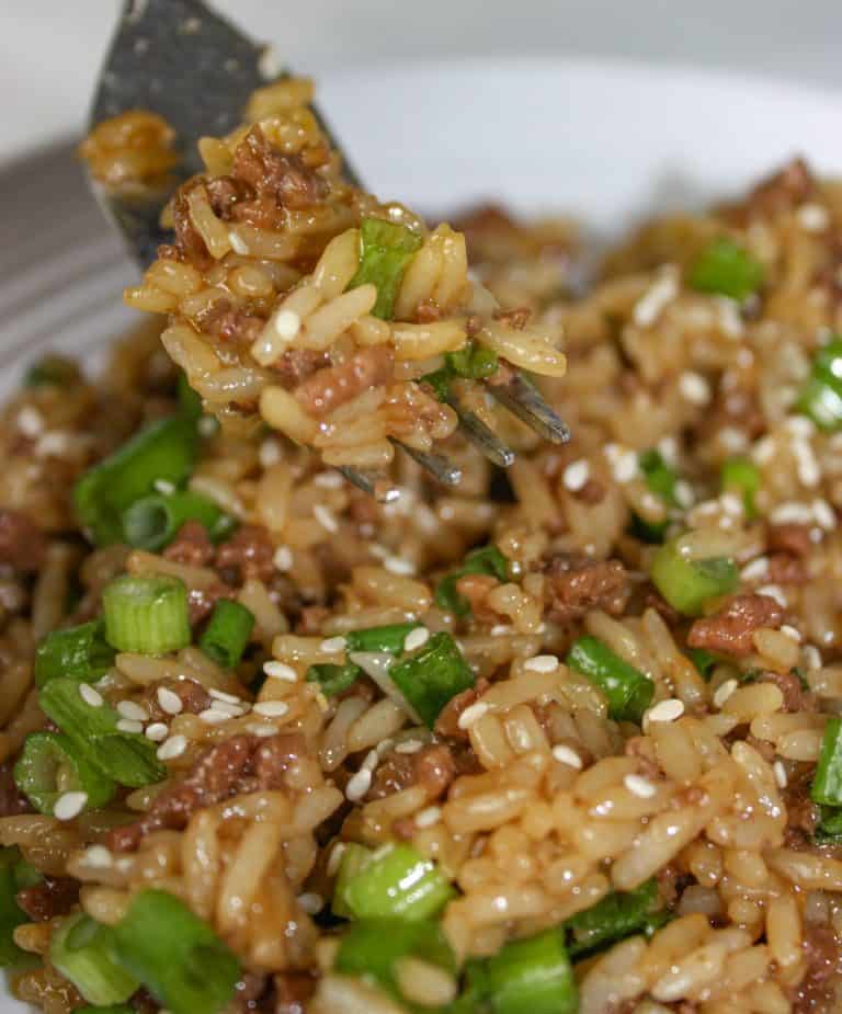 Instant Pot Korean Beef and Rice is an easy comfort meal that can quickly be prepared at the end of a work day.