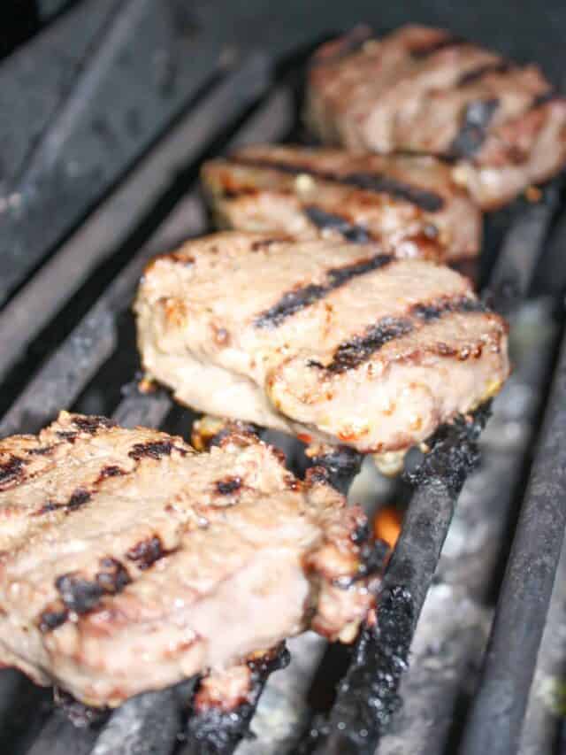 Grilled Venison Loin Chops