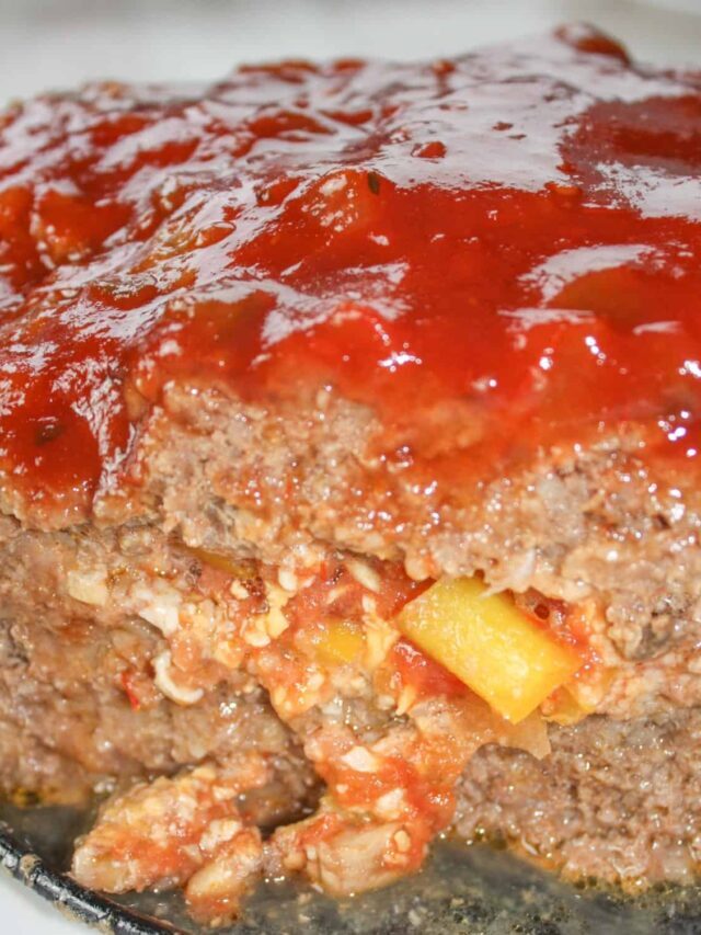 Instant Pot Stuffed Meatloaf with Garlic Mashed Potatoes Recipe