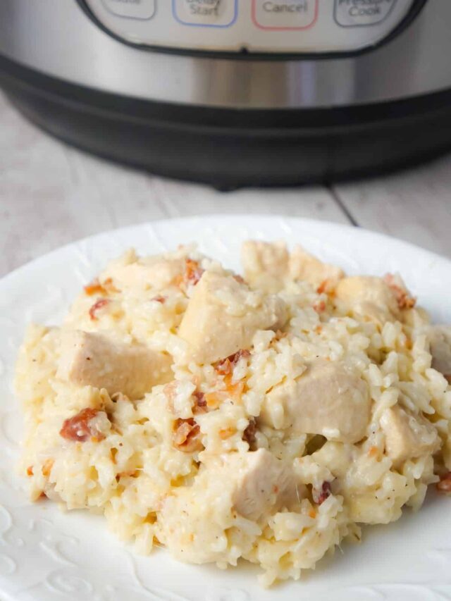How to Make Instant Pot Bacon Parmesan Chicken and Rice
