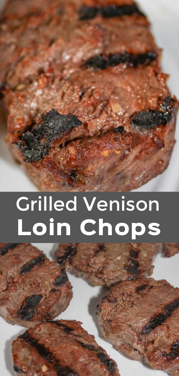 Grilled Venision Loin Chops is an easy gluten free dinner recipe. These venison loin chops are made with an Italian dressing marinade.