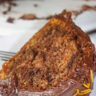 Chocolate Orange Cake is a light and fluffy slice of heaven. This gluten free cake is a delightful blend of citrus and chocolate that makes it a perfect dessert for any time of the year!