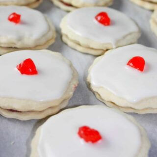 Empire Cookies are a favourite from my gluten eating days. This gluten free version, with sweet almond icing, was a heavenly treat and satisfied my cravings for a cookie that I have missed for many years!