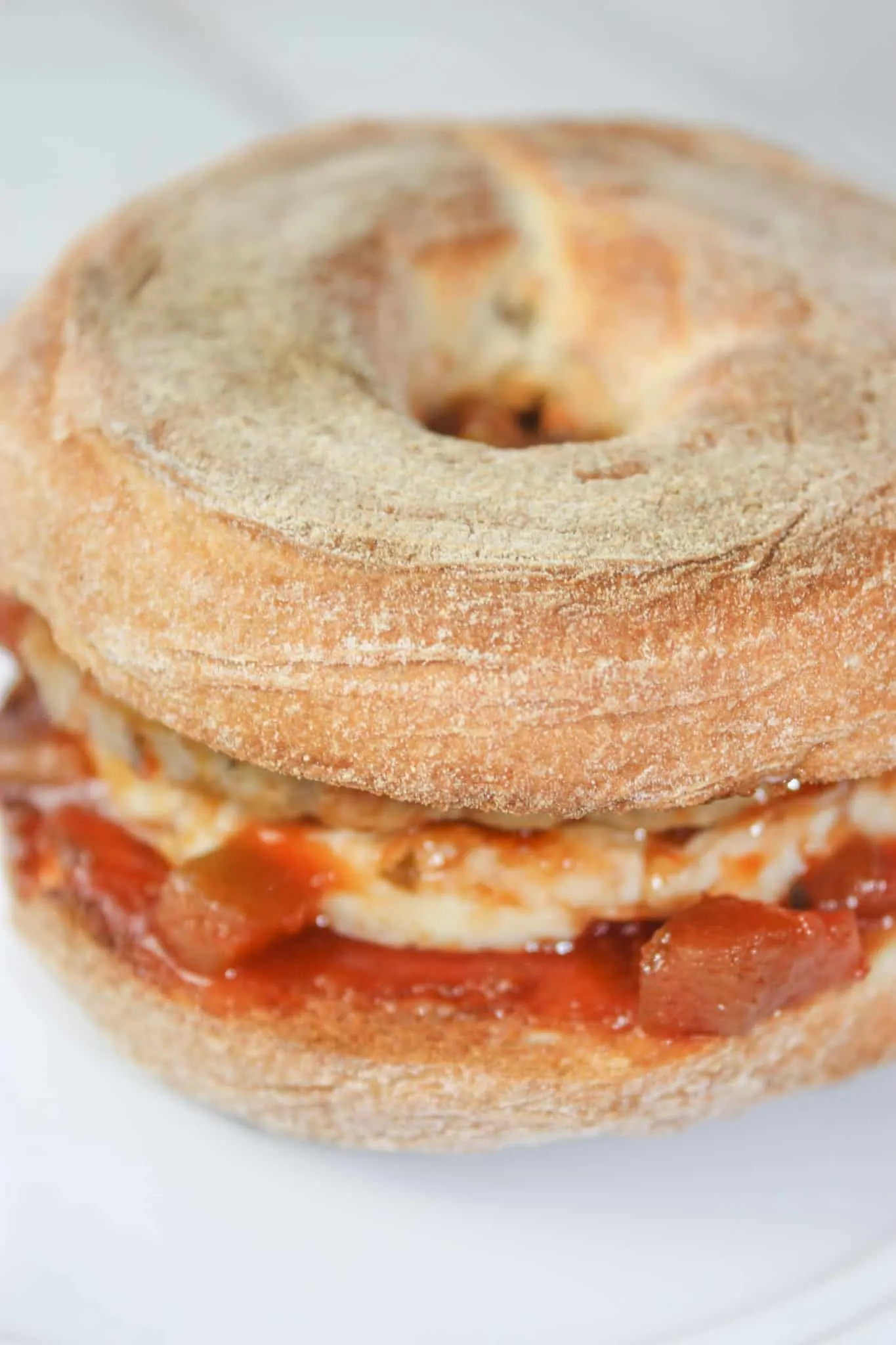 Gluten Free Breakfast Bagels are an easy, flavourful choice for a healthy start to your morning. Tasty egg and sausage smothered in a maple salsa sauce.