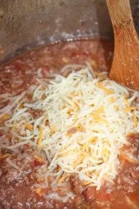 Instant Pot Cheesy Tex Mex Gnocchi is an easy pressure cooker recipe that is loaded with shredded cheese, ground beef and gluten free gnocchi.