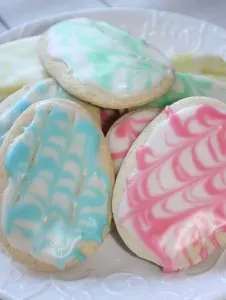 Here are the best Gluten Free Sugar Cookies I have ever made!  They will be my new go to recipe, whether I decorate them for each holiday or leave them plain for dunking!