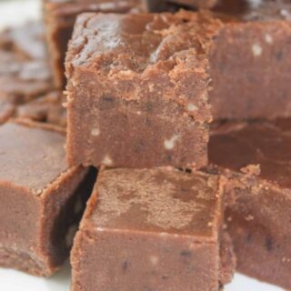 Melt in your mouth Chocolate Fudge is hard to resist! This easy to create chocolate treat is a morsel of deliciousness that makes it hard to eat just one!!