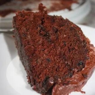 Microwave Chocolate Bundt Cake is a very easy dessert recipe.  It's light and fluffy texture will have you surprised that it is gluten free!