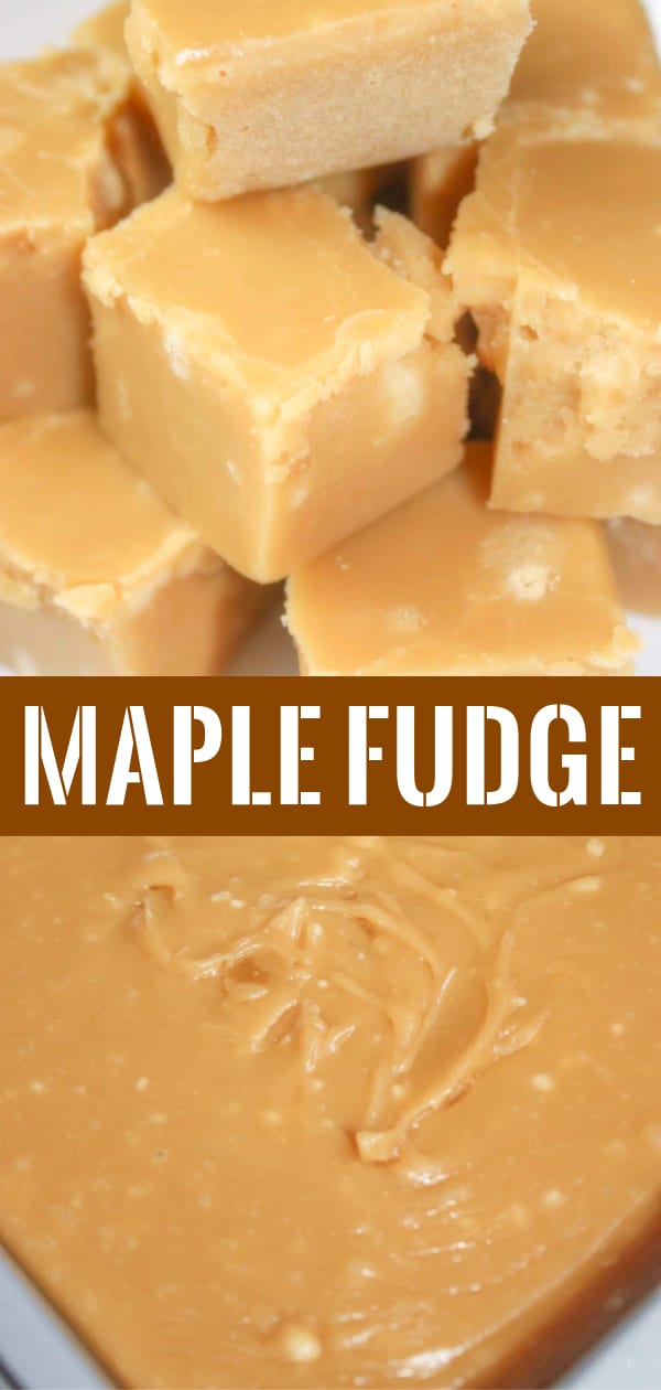 Maple Fudge is a rich and creamy dessert recipe. This easy stove top fudge is made with brown sugar.
