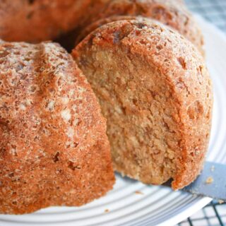Gluten Free Banana Bread done in the Instant Pot was so moist and delicious.  This easy pressure cooker recipe allowed me to set it and forget it.