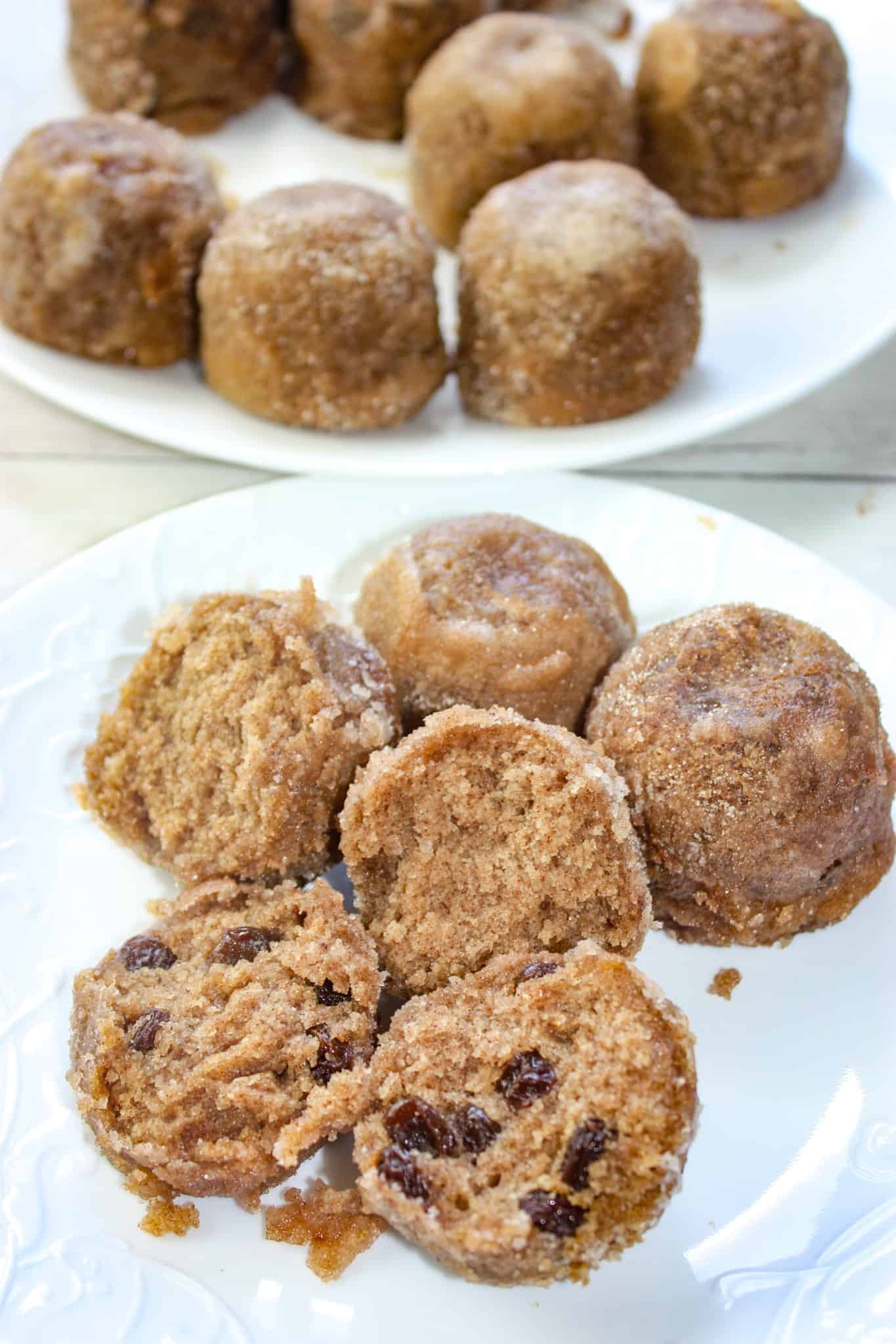 Instant Pot Glazed Cinnamon Bites are a little taste of heaven.  They are one of the best gluten free treats I have tasted!  These easy pressure cooker morsels  loaded with cinnamon, and raisins if you like, are moist and delicious.