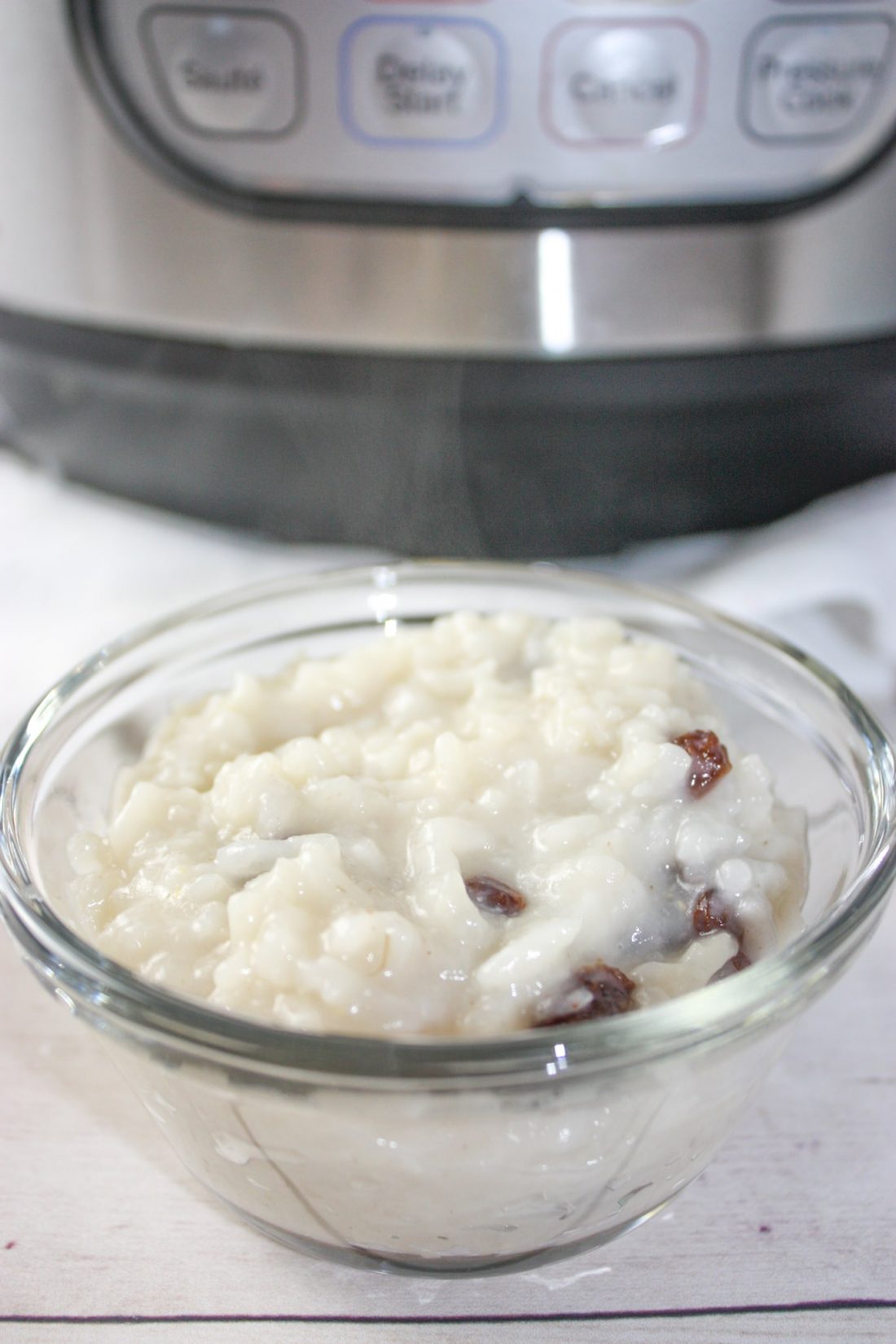 Instant Pot Rice Pudding with Almond Milk Kiss Gluten Goodbye